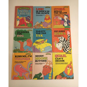 Lot Of 9 Vintage Sweet Pickles By Jacquelyn Reinach Hardcover, 1970's